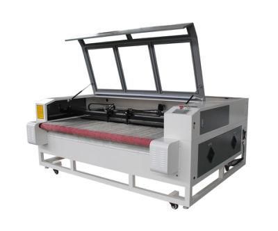 Auto Feeding Fiberglass Fabric Cloth Leather Laser Cutting Machine Flc1810CD