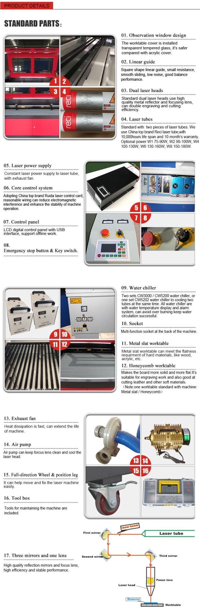 Hot Glass Wood advertisement Business CO2 Laser Engraver Cutting Machines