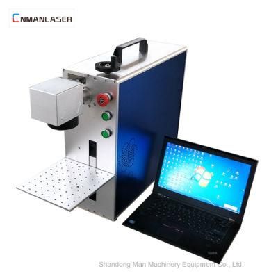 Handle Portable Fiber Laser Marking Machine for Camera Cardboard