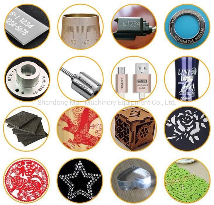 CO2 Laser Engraving Marking Machine for Cloth Shoes/Leather/Fabric/Wooden