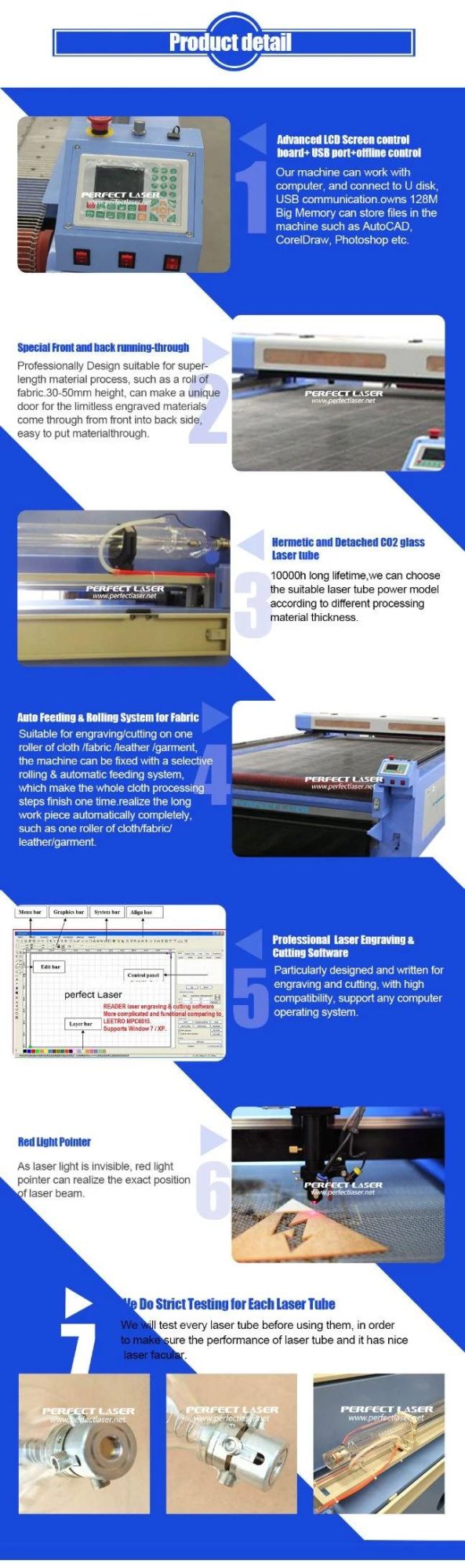 Wood Plastic Acrylic MDF CO2 Laser Cutting Machine