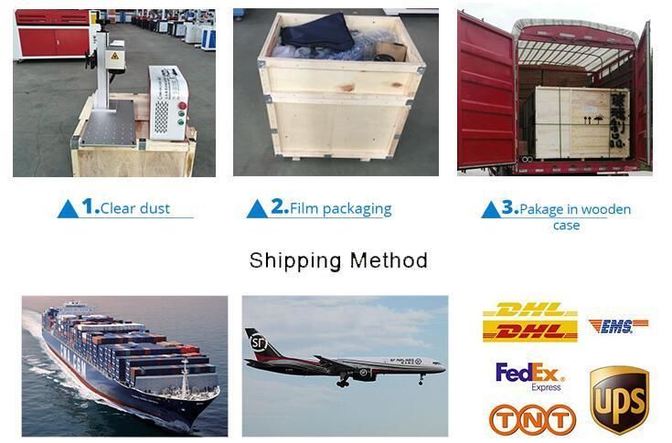 30W 50W Portable Laser Marking Machine for Stainless Steel Pipe Plastic