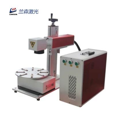 Batch Marking Machine on Disk Rotary on Pen Mini Fiber Laser Marker