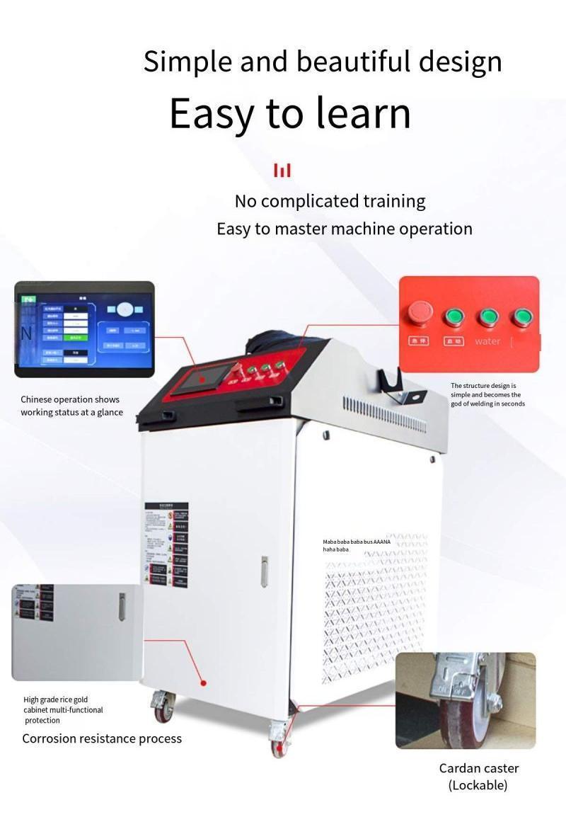 High Speed Handheld Fiber Laser Welder for Stainless Steel Aluminum Copper Metal Laser Welding Machine for Metals with Good Price Ma