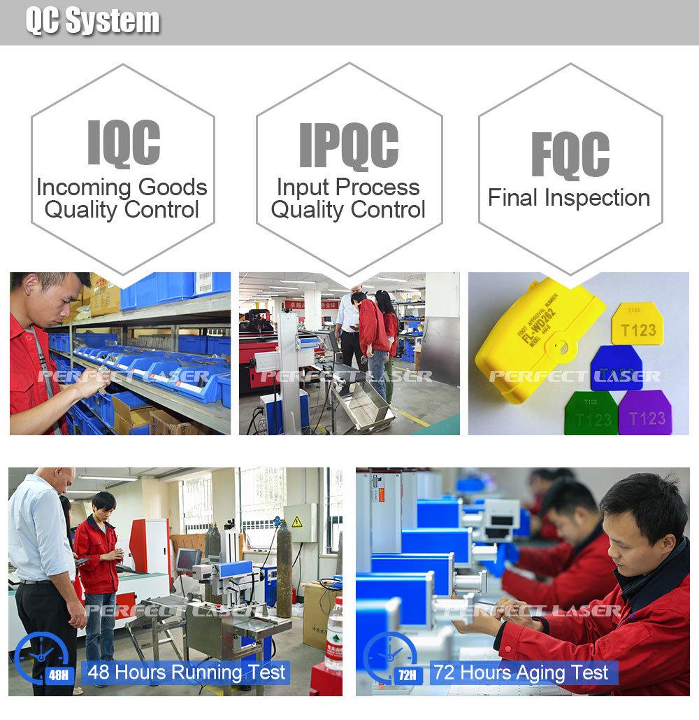 LCD Flying Metal Fiber Laser Marking Machine with Conveyor Belt