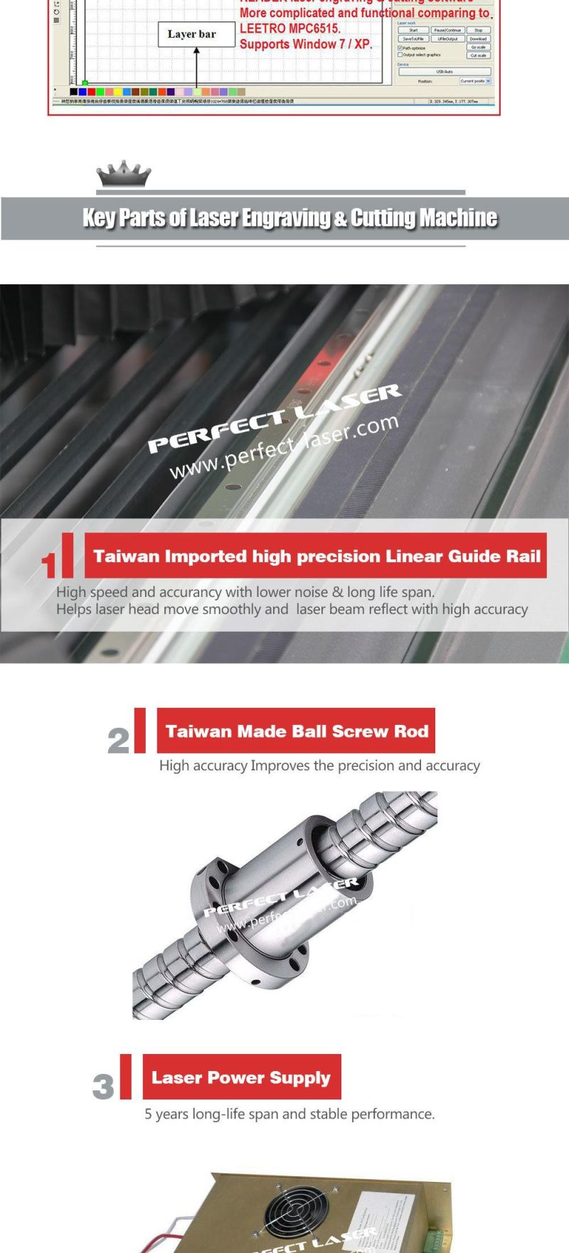 Looking for Distributors 100W 150W 175W CO2 Laser Engraver Pedk-130250