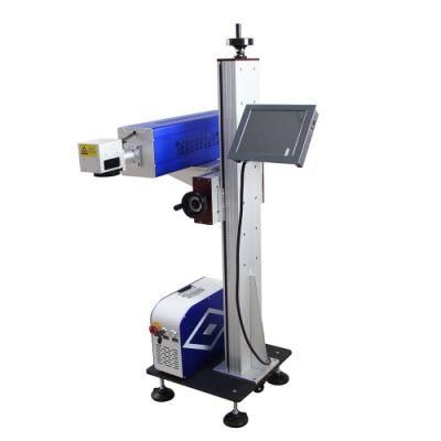 Plastic and Glass Bottles CO2 Flying Laser Date Printer in Production Line Factory Price
