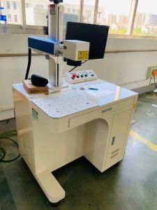 110*110mm Plastic and Metal 30W Desktop Fiber Laser Marking Machine