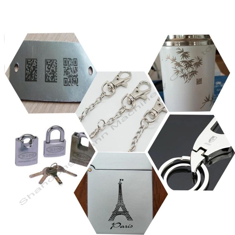 50W Portable Metal Fiber Laser Marker Etcher Machine