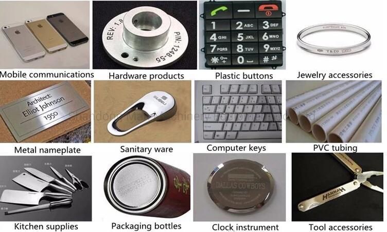 20W Mini Fiber Laser Making Machine for Keychain Memory Card