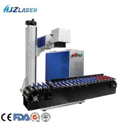 Hjz Laser Marking Machine for Metal Logo Printing Machine