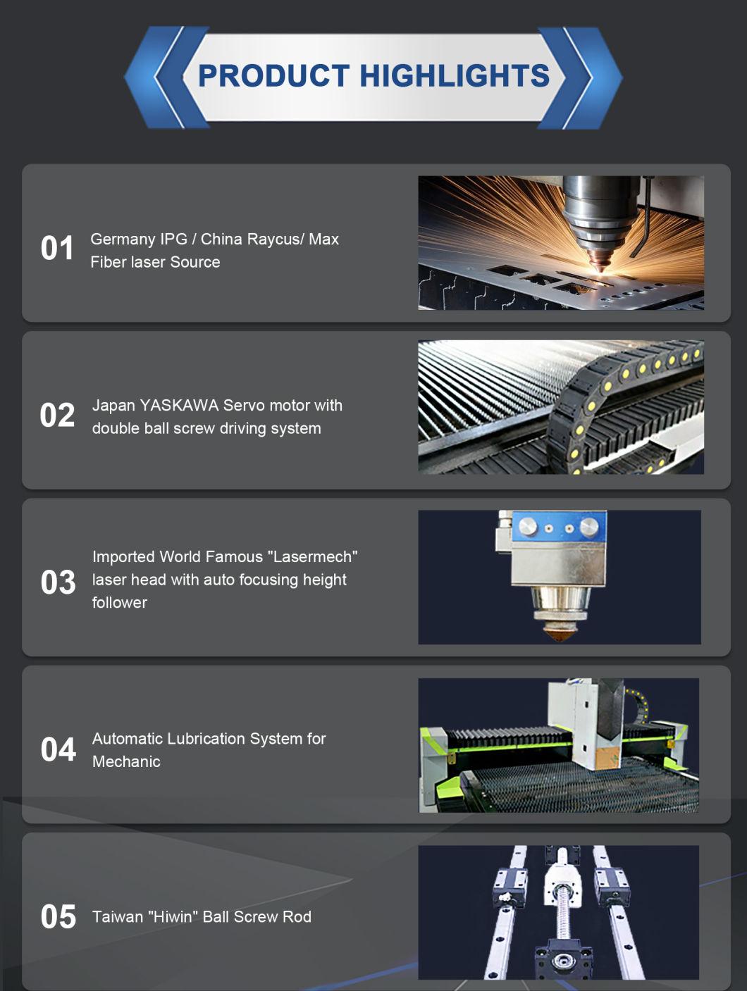 High Quality CNC Tube and Plate Steel Engraving 3D Metal Cut Router Ipg Raycus Fiber Laser Cutting Machine Price for 500W 1000W