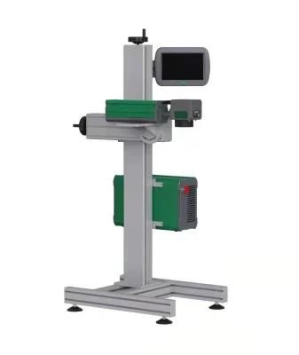 2022 Lueb 20W 30W 50W High Efficiency Assembly Line Flying Fiber Laser Marking Machine
