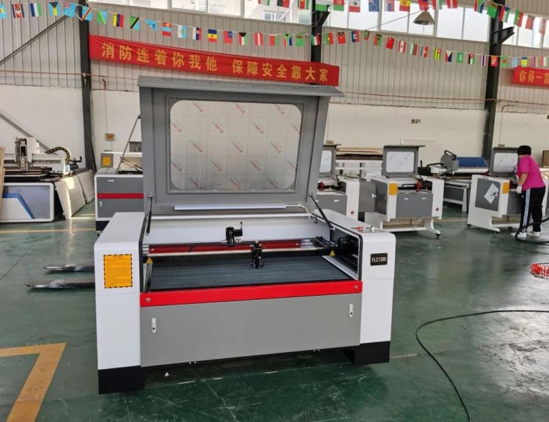 CNC Acrylic Wood MDF Plywood Laser Cutting Engraving Machine Flc1390