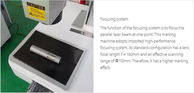 Fiber Laser Marking Machine Logo Printing and Engraving Printer 100W 50W