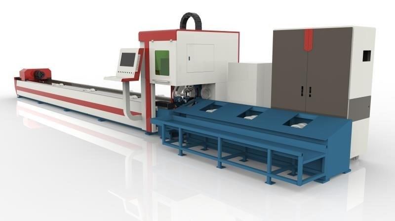 1000W 1500W Stainless Steel Tube CNC Metal Fiber Laser Cutting Machine Price with High Accuracy