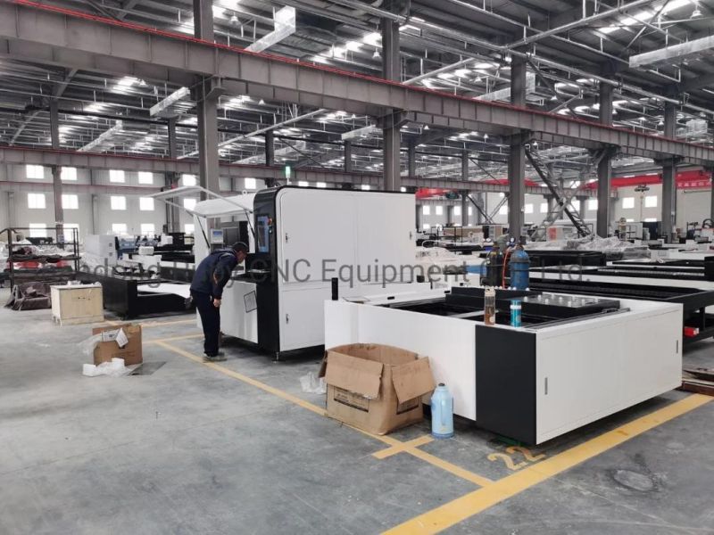 CNC Metal Stainless Steel Aluminum Laser Cutting machinery Fiber 1000W