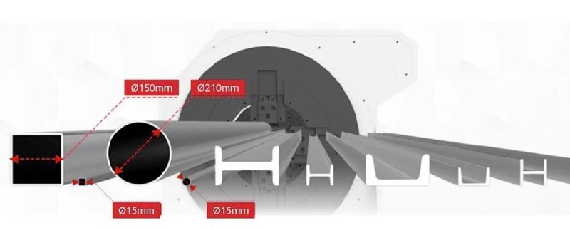 High-Speed Professional Tube Laser Cutting Machine (1000W-6000W) for Stainless Steel Plate with CE/FDA