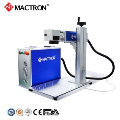 Portable 20W Fiber Metal Laser Marking Machine for Sale