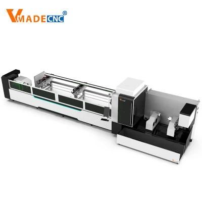 CNC Pipe Laser Cutting Machine Fiber Laser Tubes Cutting Machine Chinese Laser Cutter Price