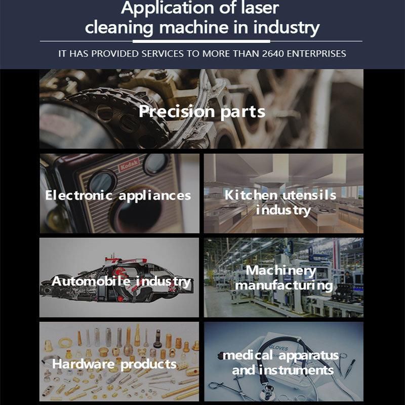 Portable laser Cleaner Handheld Laser Cleaning Machine Price 1500W 1.5kw