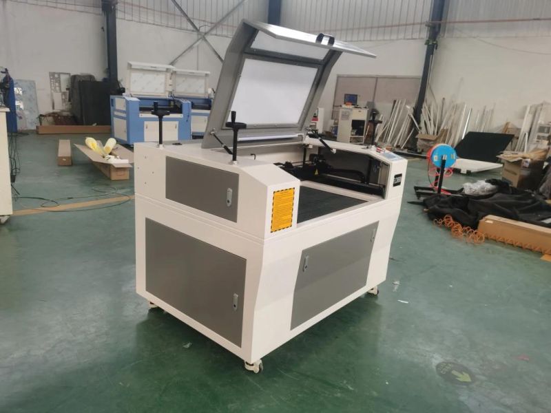 Wood Acrylic Marble Glass Engraving Machine with CO2 Laser Tube Flc9060