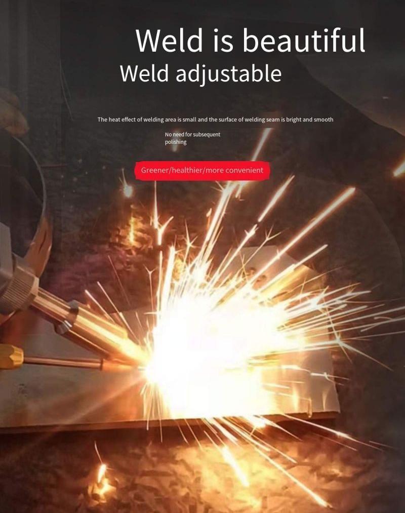 Handheld Laser Welding Head Sup20s with Auto-Wire Feeder Controller Driver Laser Welder System Fiber Welding Machine Mold Radiator Handheld Laser Welder for Kit