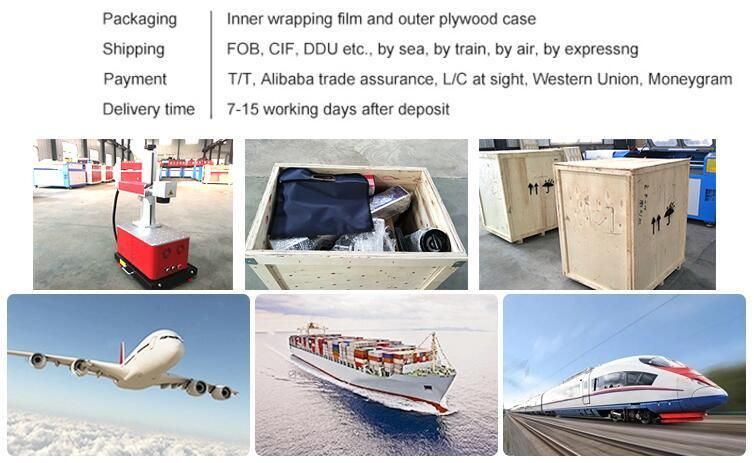 Steel Aluminum Cooper Metal Portable Fiber Laser Marking Machine