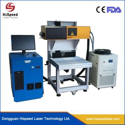 Flying/Automation CO2 Laser Marking Machine for Paper, Cloths, Leather, Rubber