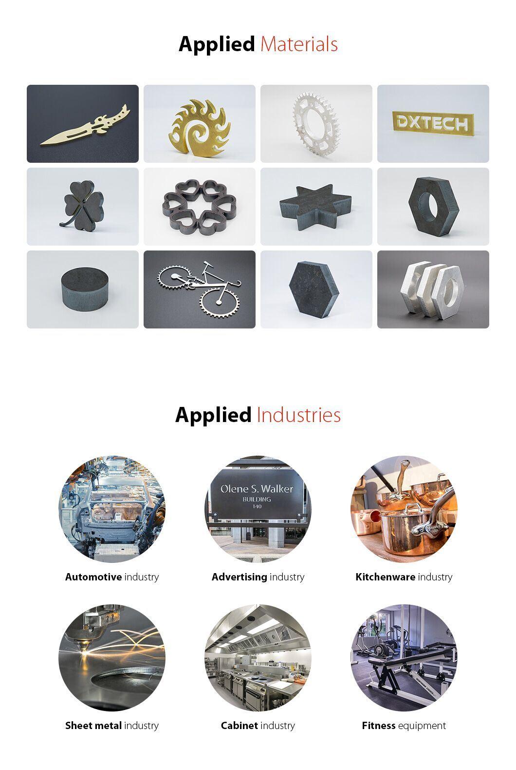 Continuous Wave Laser Metal Cutting Machine for Stainless Steel Carbon Steel with Discount Price