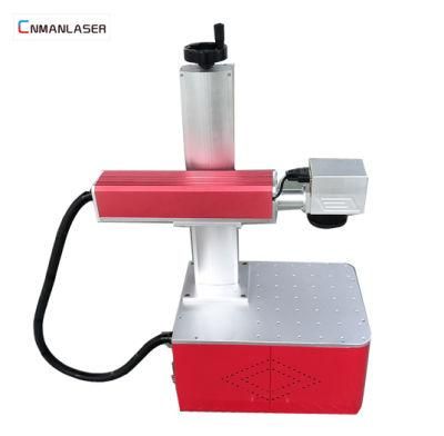 20W Portable Fiber Laser Marking Engraving Machine for Metal Plastic