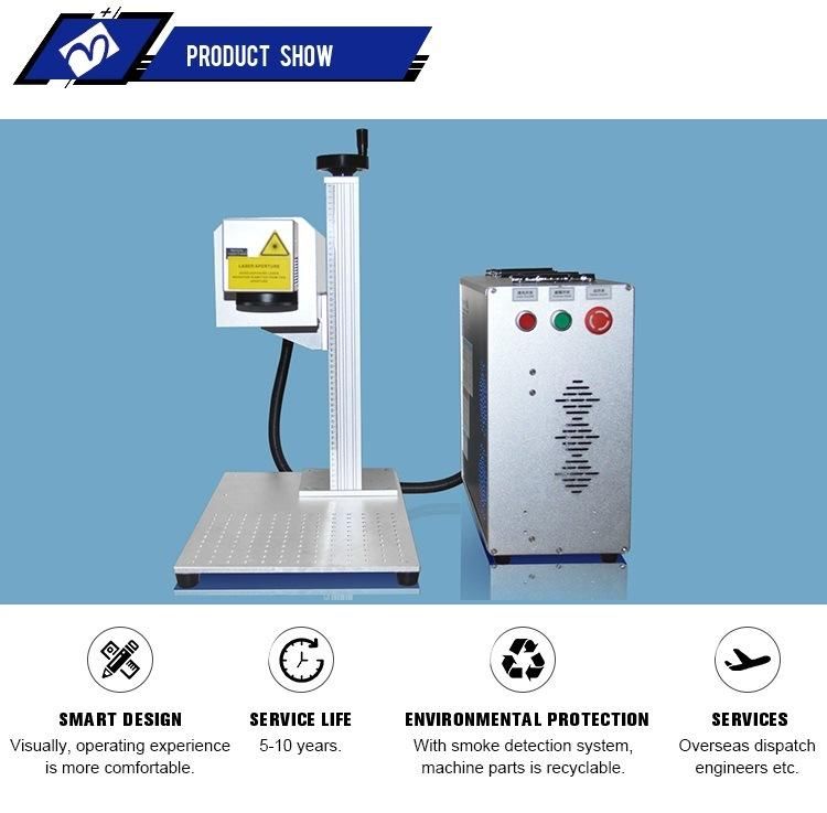 20W CO2 Metal RF Tube Laser Marking Machine for Paper Card Engraving