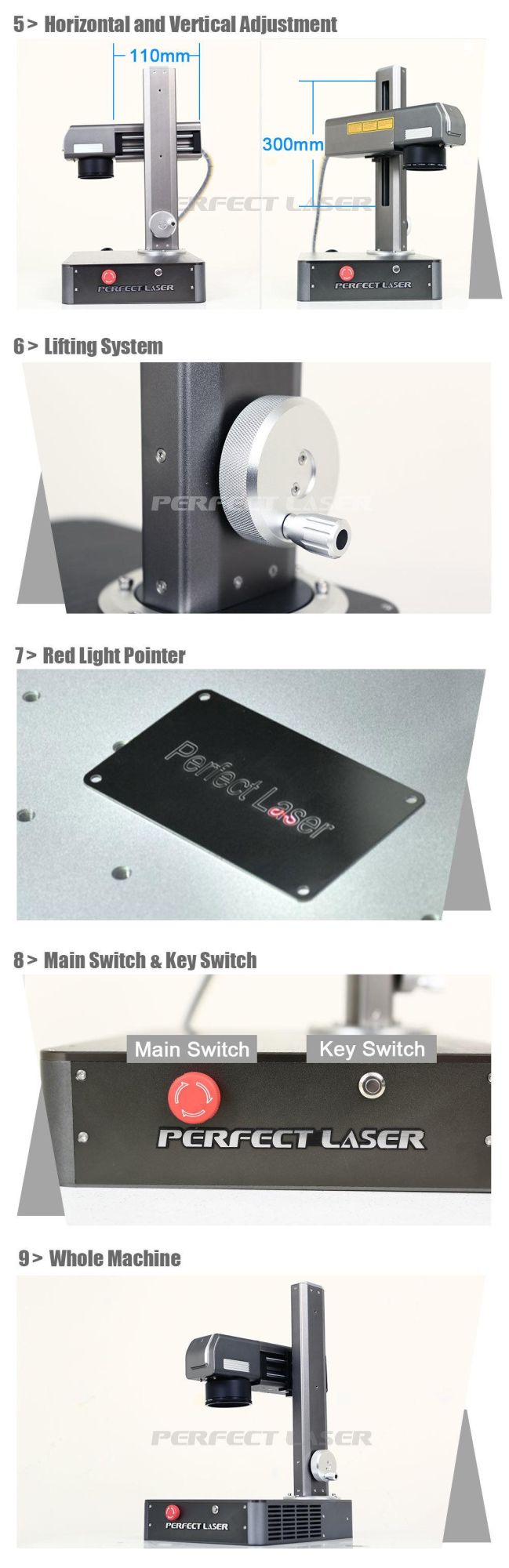 Desktop Mini 20W Metal Logo Fiber Laser Marking Machine