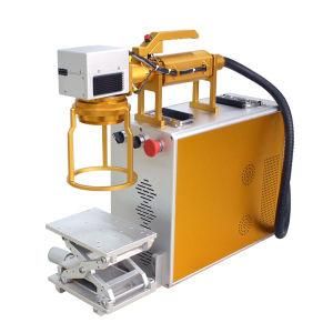 Hand Held LED Light Laser Marking Machine 10W 20W 30W 50W Max Raycus Ipg Marking on Metal Plastic
