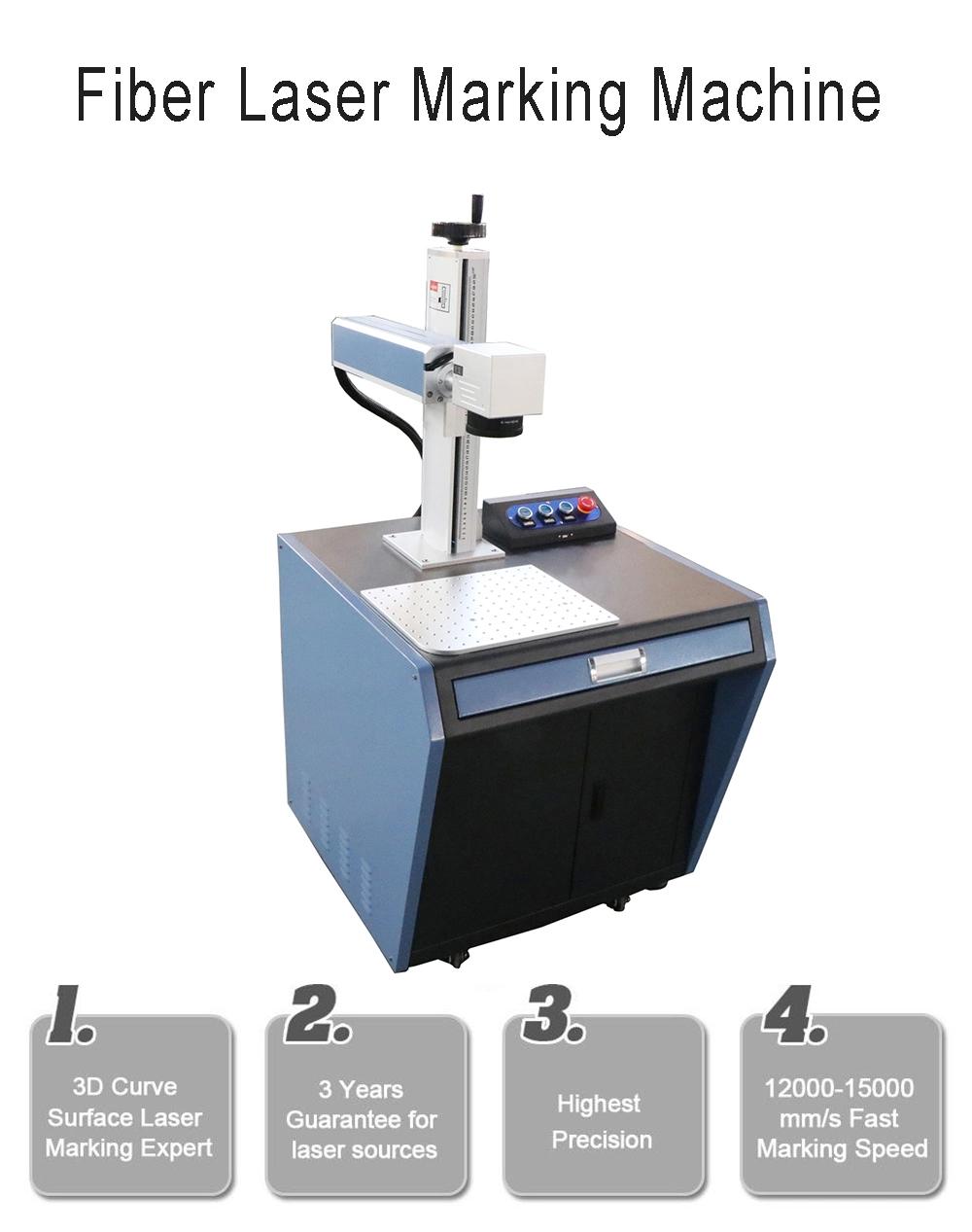 Automatic Fiber Laser Marking Engraving Machine 20W/30W/50W Logo Pringting Machine