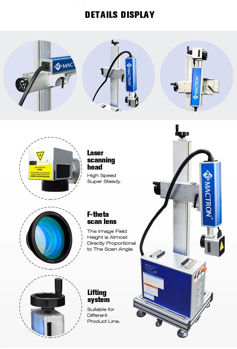 20W New Factory Price Metal Printer Fiber Laser Marker on Line