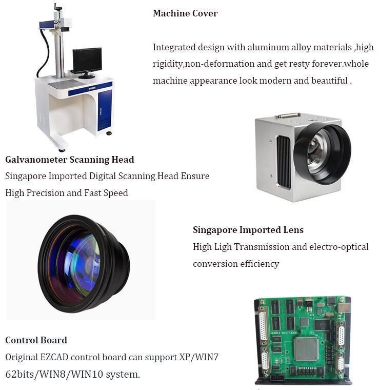 10W 20W Silver Gold Jewelry Laser Engraving Cutting Machine Price