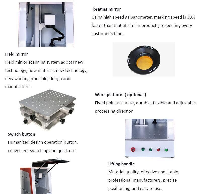 10W 20W Gold Silver Finger Ring Logo Laser Marking Machine Price