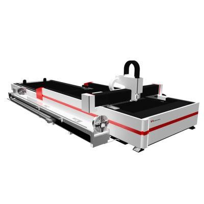 1500W Rotary Chuck 3015 CNC Fiber Laser Cutting Machine for Cutting Metal Tube and Sheet