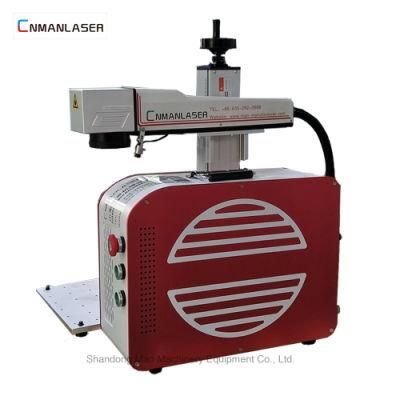 Portable Jcz Control 20W Mini Fiber Laser Marking Machine