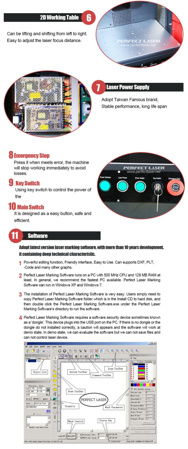 20W Enclosed Fiber Laser Marking Machine for Phone Case