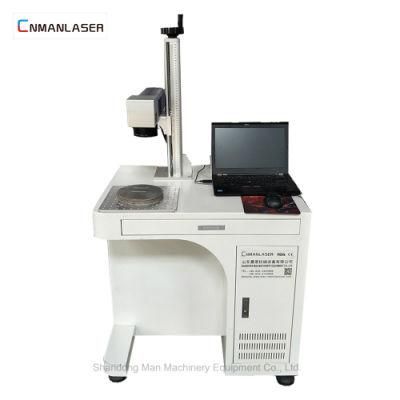 20W 30W Cabinet Fiber Laser Marking Machine with Laptop Computer