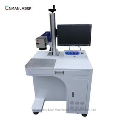 Safety Cover Table Top Metal Plate Fiber Laser Marking Machine