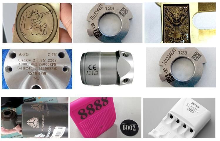 Metal Card Steel Photo Mini 20W Fiber Laser Marking Machine Price