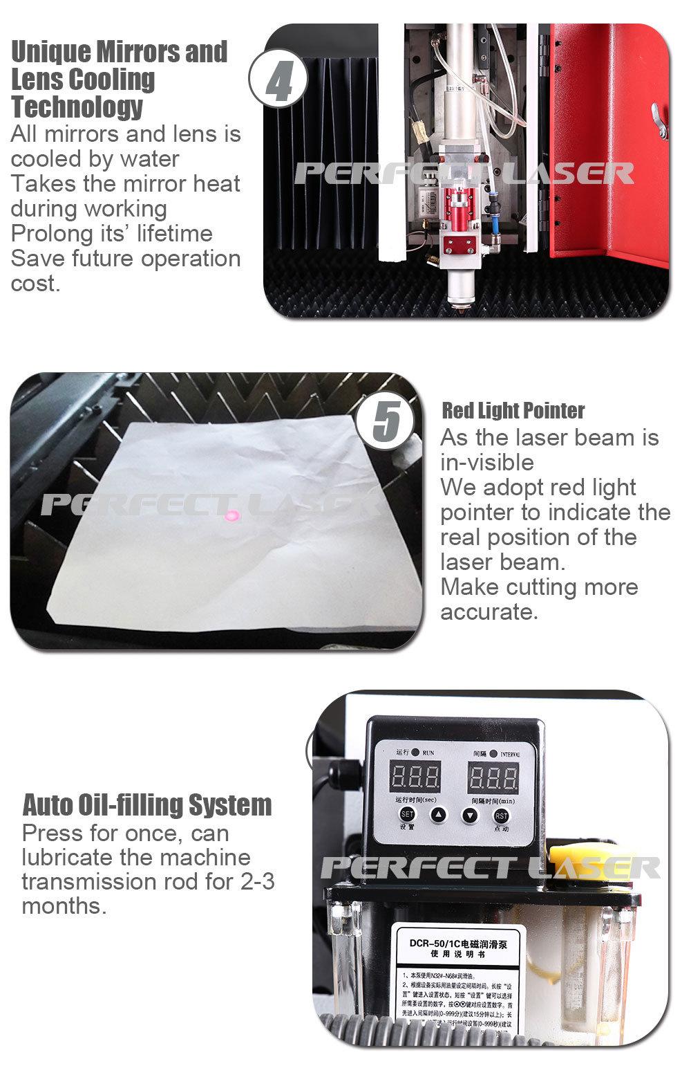 Fast Speed and Lowcost 1000W 2000W Fiber Metal Laser Cutting Machine