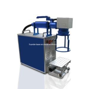 Handheld 30W Jpt Color Fiber Laser Marking Machine