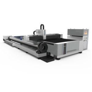 CNC Fiber Laser Metal Pipe / Tube Cutting Machine for Fire Control Industry