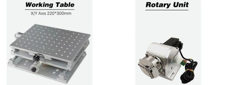 Ce SGS Certificates Metal Part 30W Fiber Laser Marking Machine