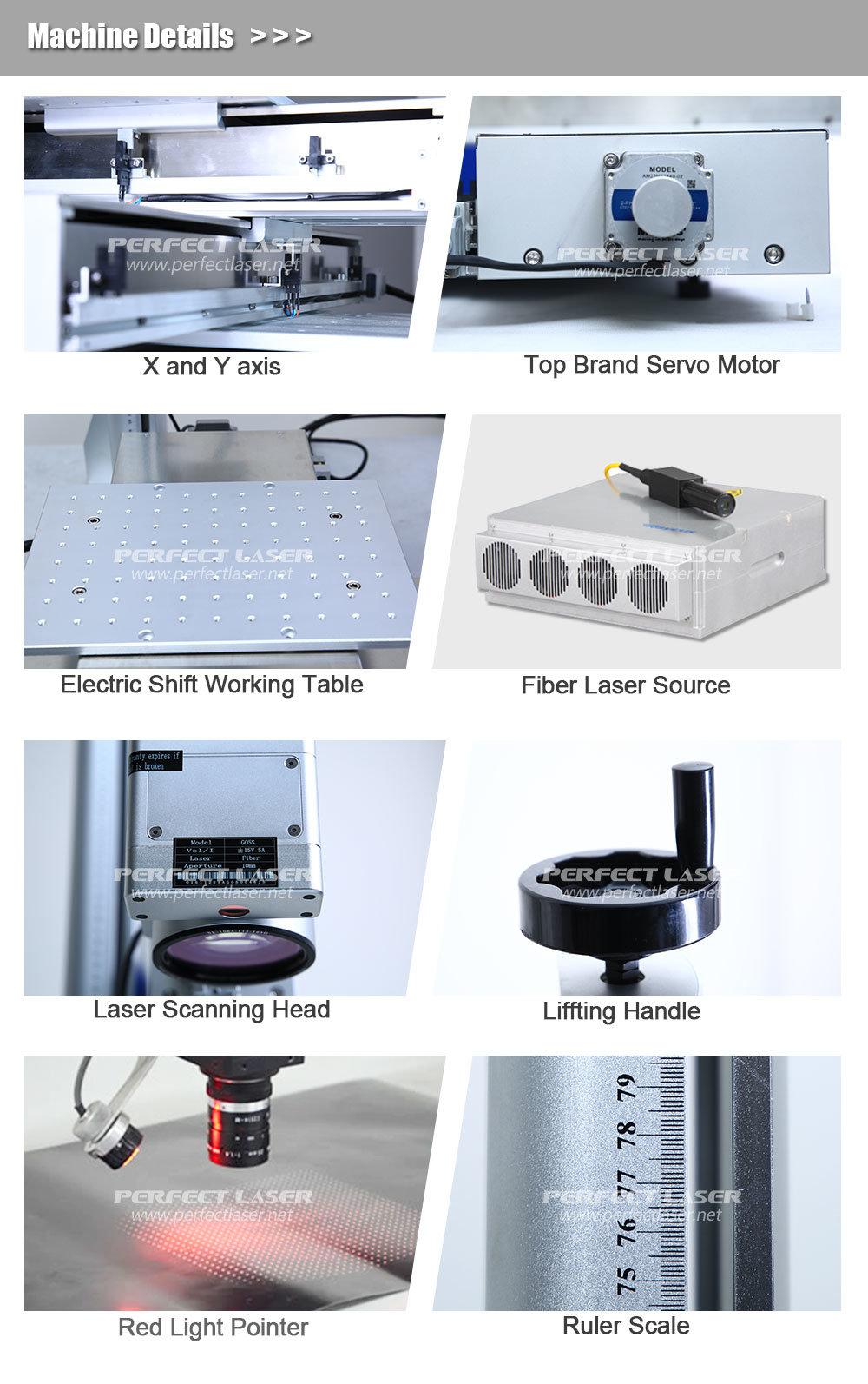 Gold Jewellery Fiber Laser Marking Machine for Stainless Steel
