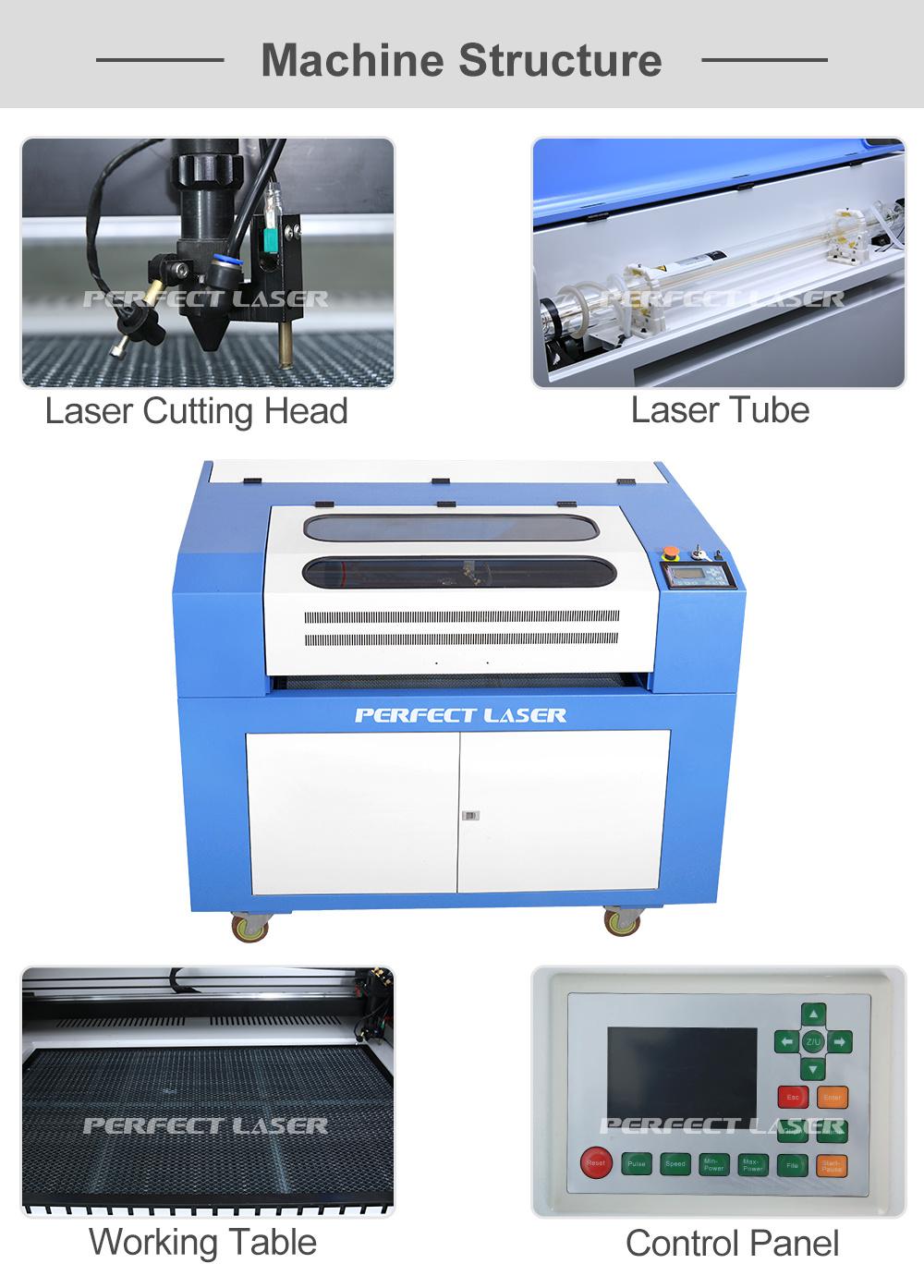 Leather Wood Plastic CO2 Laser Engraving Cutting Machine